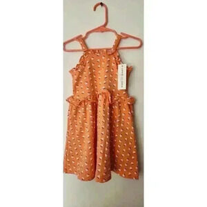 Janie & Jack Peach Sun‎ Dress 3T NWT